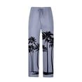 thumbnail image 4 of Pantalones largos para hombre, moda, estampados, casuales, cintura elástica con bolsillo, pantalones deportivos, pantalones de poliéster para hombre., 4 of 4