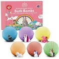 thumbnail image 4 of Bath Bombs for Kids with Surprise Inside Cute Unicorn Toys Handmade in USA Natural and Safe by Relaxcation, 4 of 10