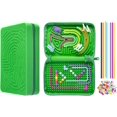 thumbnail image 1 of Sensory Activity Board Silicone Fidget Toys with storage function for Stress Relief Calming Focus ADHD and Autism 10 Colors Sensory Toy Game Controller for Kids 3 4 5 + & Adults with 36 Strings, 1 of 5