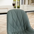 thumbnail image 6 of YOUNIKE Dining Chairs Set of 2, Faux Leather Upholstered Kitchen Chairs, Armless Side Chairs with Ergonomic Backrest, Mid Century Modern Dining Chairs,Grayish Green, 6 of 14