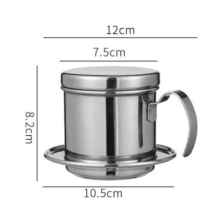 

RAINB Vietnamese Coffee Filter Mesh Drip Stainless Steel Coffee Maker Moka Dripper Pot