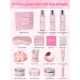 thumbnail image 2 of Set de regalo Honiitaa Rose Spa Bath & Body Care, 16 unidades, para mujer, 2 of 7