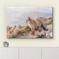 thumbnail image 3 of wall26 Canvas Print Wall Art Mountain Range Valley Countryside Red Fox Nature Animals Photography Realism Rustic Scenic Landscape Wilderness Zen Colorful for Living Room, Bedroom, Office - 32"x4, 3 of 5