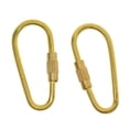thumbnail image 2 of veasfak Brass Screw Lock Key Chain Key Creative Craft Hanging 2pcs, 2 of 7