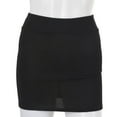 thumbnail image 3 of Womens Sexy Mini Skirt Girls Slim Seamless Stretch Tight Short Fitted Skirt New black, 3 of 8