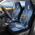 thumbnail image 2 of XYZCANDO 2 pcs Car Seat Covers for Car Seats Front Seat Cover Protective Durable, SUV Truck Vehicle Front Seats Protector, Turtle and Butterfly Pattern, 2 of 10