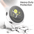 thumbnail image 4 of 2pcs Compatible with Galaxy Watch Active2 Case 40mm, 2 Packs Soft TPU Bumper Full Around Screen Protector Cover for Samsung Galaxy Watch Active 2 40mm-Transparent + rose gold, 4 of 9
