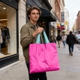 thumbnail image 3 of Tauxra Reusable Foldable Nylon Grocery Bags With Hidden Compartment Waterproof Strong Load Bearing For Shopping Travel, 3 of 6
