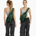 thumbnail image 6 of Science and Math Lover Sling Backpack, Geometric Scientific Print Crossbody Daypack for Learning and Teaching, 6 of 6
