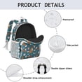 thumbnail image 4 of Boxer Dog Pitbull Terriers Dog and Sushi Backpack for School,Cute School Bag,Schoolbag with Adjustable Shoulder Straps & Padded Back,15"x11.42"x5.5", 4 of 6