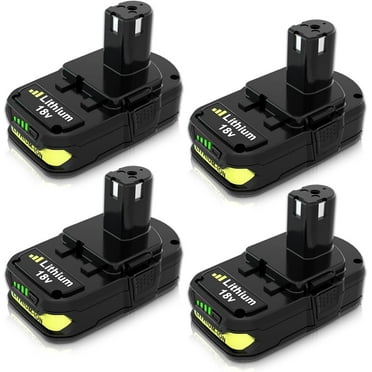 4Pack Replacement For RYOBI P108 18V High Capacity Battery 18 Volt Lithium-Ion P102
