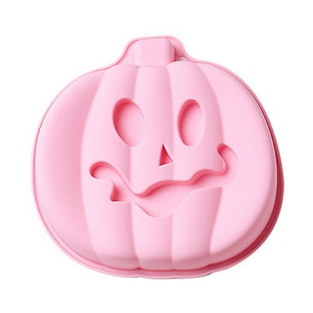 

3D Halloween Pumpkin Silicone Mold Chocolate Fondant Mould Handmade Soap Mold