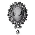 thumbnail image 5 of ESTONE Lady Vintage Cameo Victorian Style Wedding Party Women Pendant Brooch Pin, 5 of 13