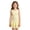 Yellow, variant on Y-Sunset Girls Off The Shoulder Mini Dress - Metal Floral Sleeveless Layered Hem Going Out Dress for Teens Summer(Pink/12-13 Years)