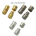 thumbnail image 3 of Sonducket 100 piezas collar tornillo hebillas conector brazalete cilindro cierre joyería hacer joyería encontrar artesanía Type3 NO3, 3 of 6