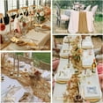thumbnail image 6 of 12 Pack 10Ft Cheesecloth Table Runner 35x120 Inch Boho Gauze Table Runner Cheese Cloth Long Table Runner Romantic Table Runner for Wedding Bridal Shower Birthday Party Table Decor, 6 of 7