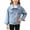 Blue, variant on AVRNLIQ Girls Light Wash Blue Denim Jacket, Classic Trucker Casual Outerwear with Snap Buttons for Kids Big Girls,Size 11 T