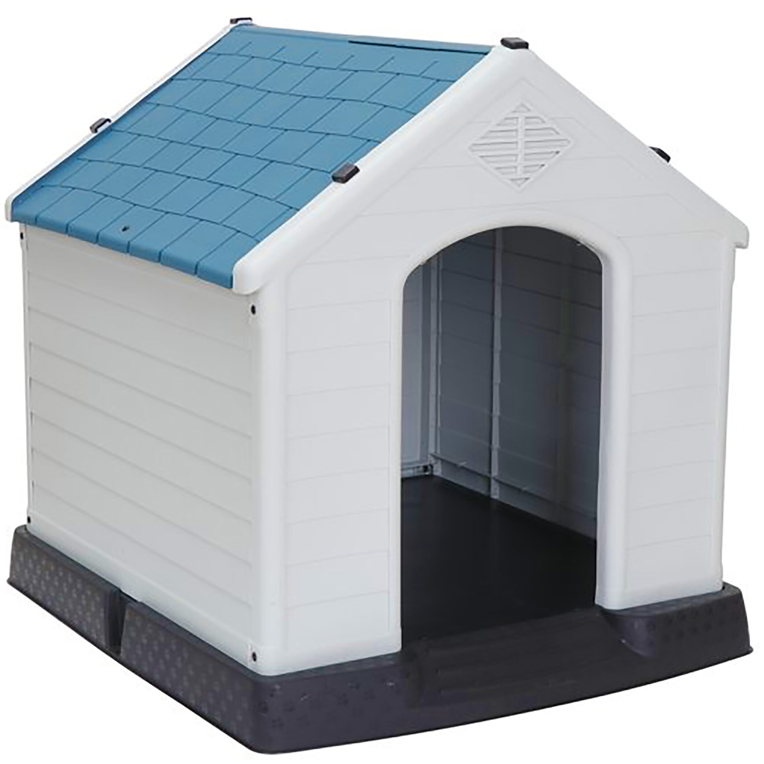 Plastic Dog Houses Outdoor Insulated Weatherproof Dog Houses Outside with Door Cat House