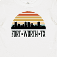 thumbnail image 4 of Inktastic Fort Worth Texas Skyline Retro Boys or Girls Baby T-Shirt, 4 of 5