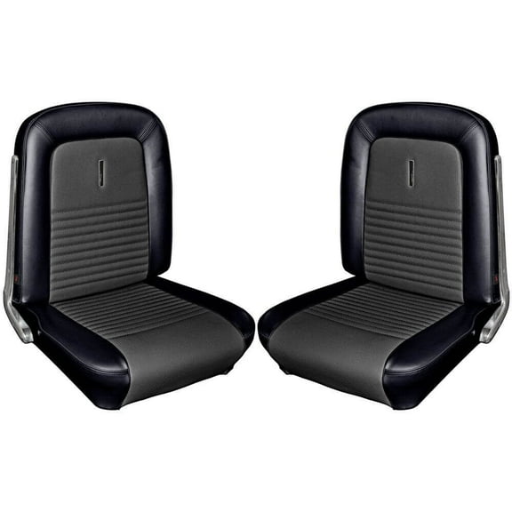 Scott Drake 67FB-D-FULL-BK Full Set Comfortweave Seat Upholstery - Black
