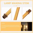 TUMALL 6" Straight Pip Lamp Stem Rod Lighting Fixture Stems Wall