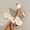 Beige, variant on Women's Ruched Low Heel Slides, Elegant Square Toe Block Heel Mules, Stylish Slip-On Sandals for Casual & Semi-formal Outfits White 8.5(41)