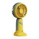 thumbnail image 2 of Ventilador portátil de mano con batería recargable por USB, compacto, de bajo ruido, viento fuerte y agarre ergonómico para uso en verano, ideal para estudiantes, viajes y actividades al aire libre., 2 of 5
