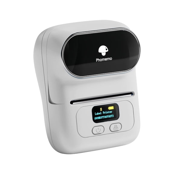 Barcode Printer, Bluetooth Thermal Label Maker, Bluetooth Thermal Label Maker for Small Business, 2 Inch Portable Barcode Sticker Printer with App, Inkless Printing for Home Organization,