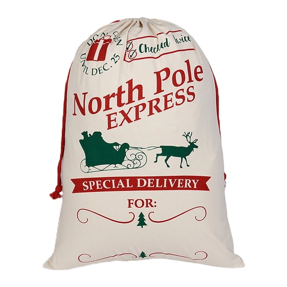 Christmas Bags For Gifts, Canvas Christmas Gift Bag, Christmas Bags Santa Sacks Canvas Bags For Gifts 27.6"x20"