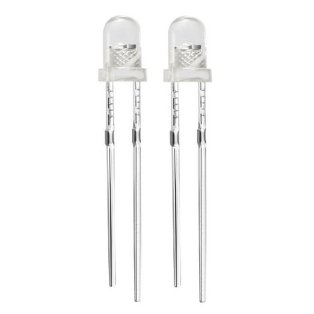 

50pcs 3mm Colorful Fast Flashing Diode Electronics Emitting Light 3-3.4V