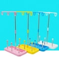 thumbnail image 3 of Miangastore Sewing Machine Universal Thread Stand Plastic 3 Spools Holder Household Thread Holder for Sewing Embroidery (Yellow), 3 of 8