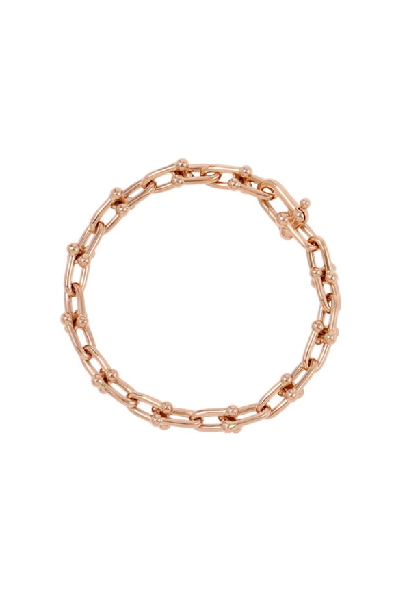 Pre-Owned Tiffany & Co. bracelet hardware, small link size medium, 18K pink gold.