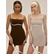 thumbnail image 4 of Vestido de tenis AMTOSS para mujer con pantalones cortos integrados, color topo, 4 of 6