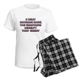 thumbnail image 4 of CafePress - The Graphics Weren't Great Women's Light Pajamas - Women's Short Sleeve Print T-Shirt and Pants Light Cotton Pajama Set, 4 of 7