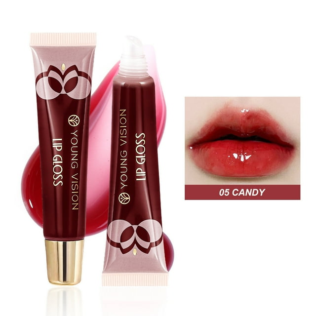 Fiudx Ofertas Flash Del Día Aceite Para Dar Brillo A Los Labios, Extracto De Fruta, Bálsamo Labial Teñido, Brillo Que Cambia De Color, Cuidado Hidratante De Los Labios, Ph, No Pegajoso, Duradero, Nut