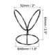 thumbnail image 2 of Soporte para plantas aéreas Uxcell de 2" x 2.5", paquete de 6, contenedores para macetas para el hogar y bodas, negro, 2 of 5