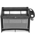 thumbnail image 3 of Dream On Me Lilly Deluxe Playard with Full bassinet, Changing Tray and Infant Bassinet, Black and White, 3 of 28