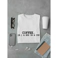 thumbnail image 3 of Coffe A Hug In A Cup Definition Graphic Men White T-Shirt, Male XX-Large, 3 of 4
