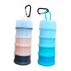 thumbnail image 4 of 2 contenedores para almacenar proteínas. Contenedores versátiles de varias capas para almacenar alimentos. Rojo Gris Azul, 4 of 9