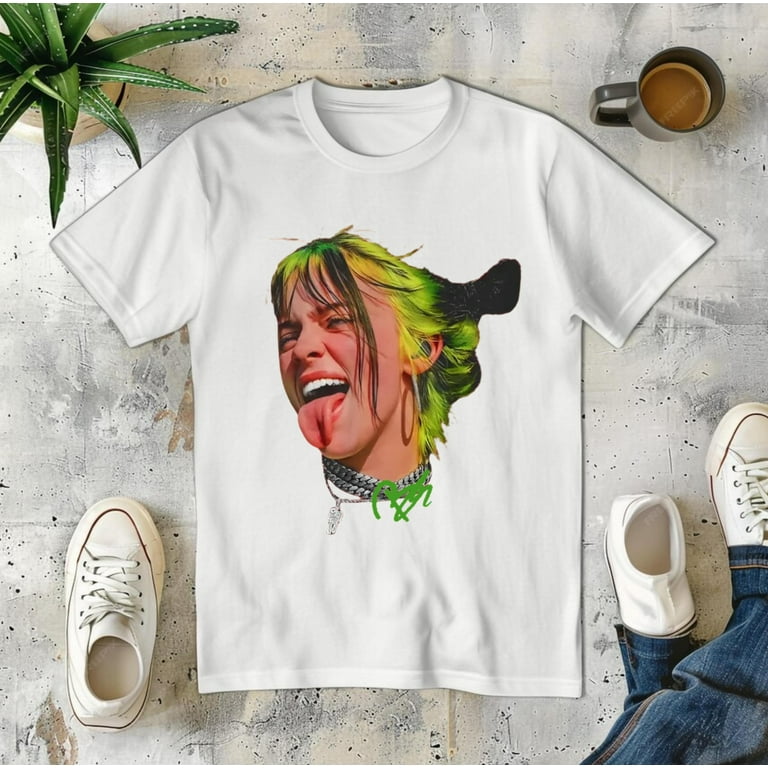 Unisex Short Sleeves Tee Billie Eilish Shirt, Vintage Rap T-Shirt, Y2K Big Face for Men and Women, S-4XL - Walmart.com Unisex Short Sleeves Tee Billie Eilish Shirt, Vintage Rap T-Shirt, Y2K Big Face for Men and Women, S-4XL - Walmart.com