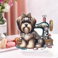thumbnail image 3 of Adorno Perro Sastre Wdftyju Diamante Brillante Una Cara + Diamante Forma Especial, 3 of 9