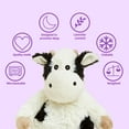 thumbnail image 2 of Intelex Black and White Cow Junior Warmies Cozy Plush, Stuffed Animal,1.5 lb, 2 of 3