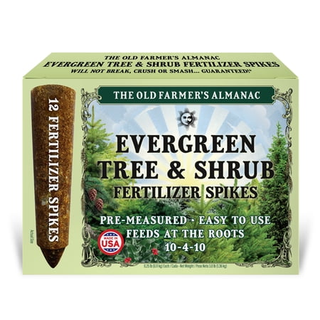 The Old Farmer s Almanac Evergreen Tree & Shrub Fertilizer Spikes (3.0 Lbs - 12 Pack)