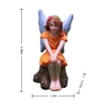 thumbnail image 3 of Garden Figurines Miniature Resin Fairies Statues Ornaments for Garden Terrarium Pot Yard Decor Indoor Outdoor Home Party Gift Fairy Garden Decor, 3 of 7