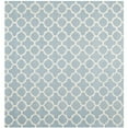 thumbnail image 4 of SAFAVIEH Chatham Jacob Geometric Quatrefoil Wool Area Rug, Blue/Ivory, 4' x 6', 4 of 7