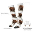 thumbnail image 4 of Naloa Yak Thigh High Socks Extra Long Stretchy Sock Women Over Knee High Opaque Stocking Daily Wear, 4 of 6