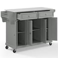 thumbnail image 6 of Crosley Furniture Wood Granite Top Kitchen Cart in Gray/White, 6 of 11