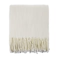 thumbnail image 2 of Fennco Styles Woven Classic Chunky Yarn Fringe Throw Blanket, 2 of 4