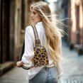 thumbnail image 5 of FORMRS Womens Crossbody Sling Bag Travel Daypack Shoulder Chest Backpack, Purple Leopard Print, 5 of 7