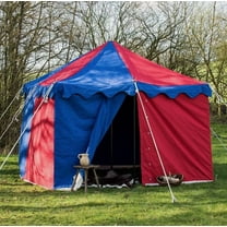 Camping Tent Medieval Knight Harold square RED- BLUE Water proof Tent 3x3 M
